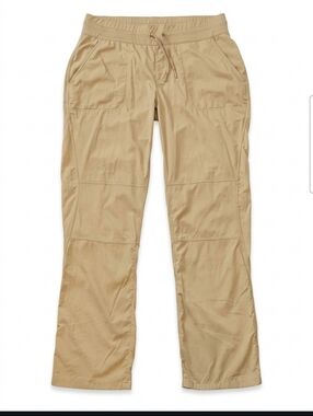 The North Face Women's Tan Hiking Pants Drawstring Utility Cargo Gorpcore L
